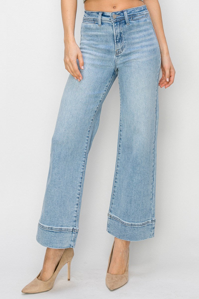 Risen High Rise Wide Jeans