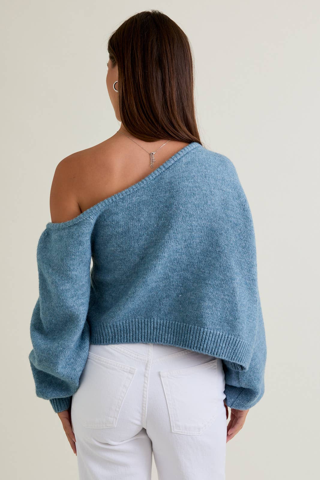 OFF SHOULDER SWEATER