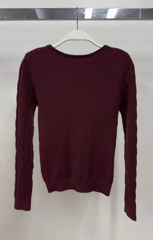 CABLE KNIT TOP