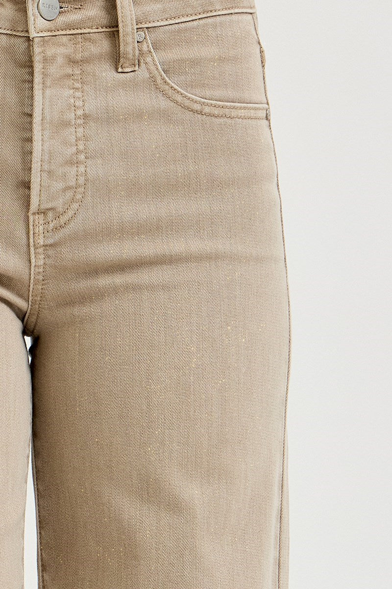 Risen High Rise Lurex Palazzo Pants