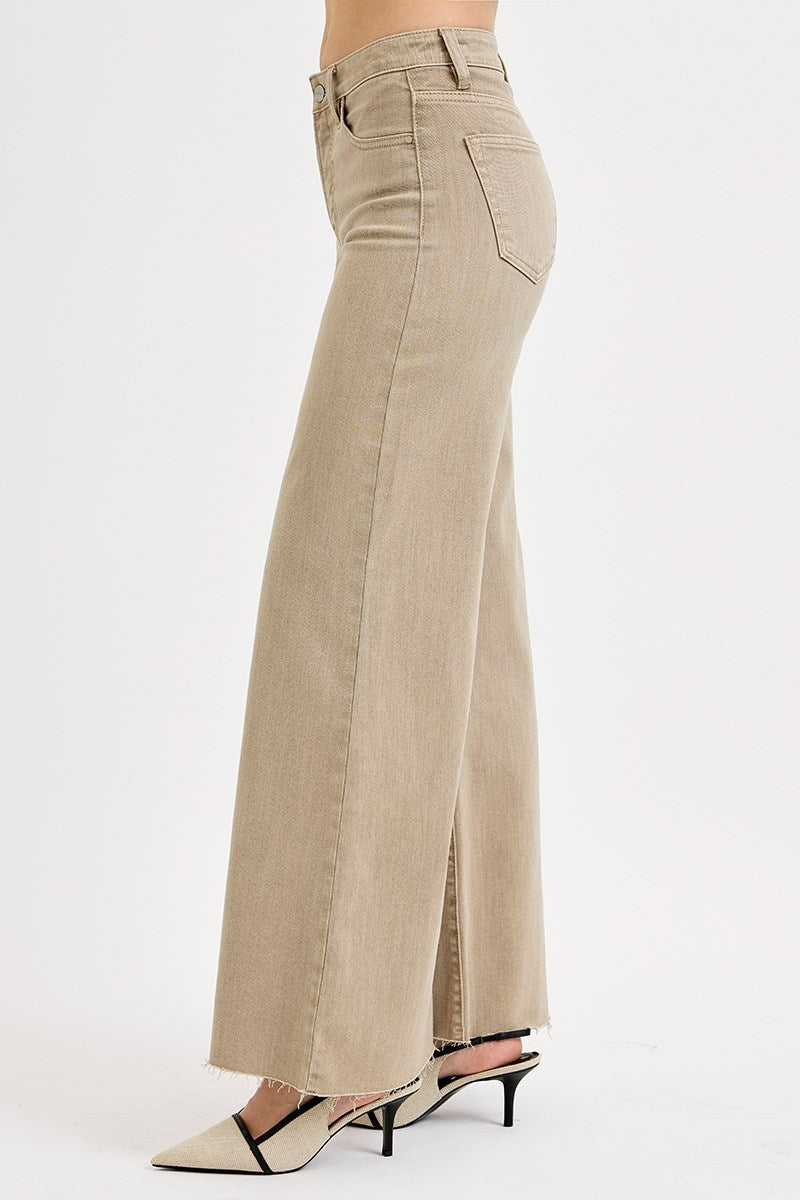 Risen High Rise Lurex Palazzo Pants