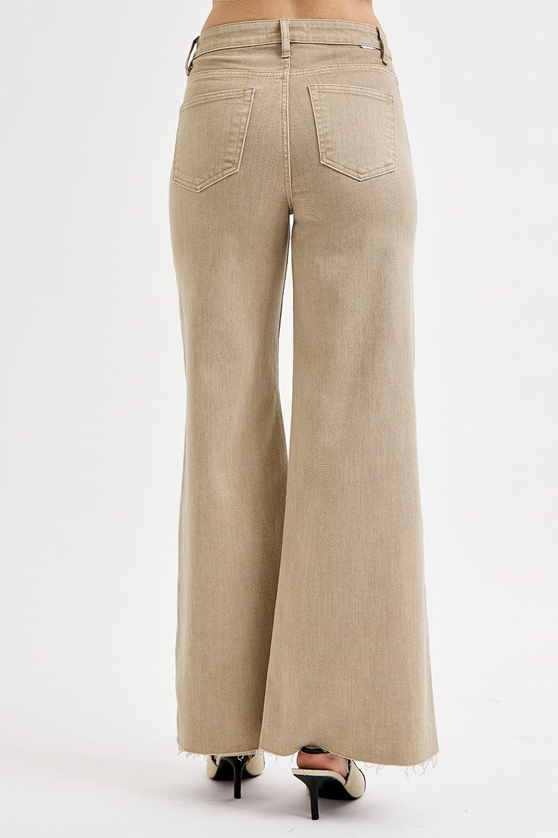 Risen High Rise Lurex Palazzo Pants
