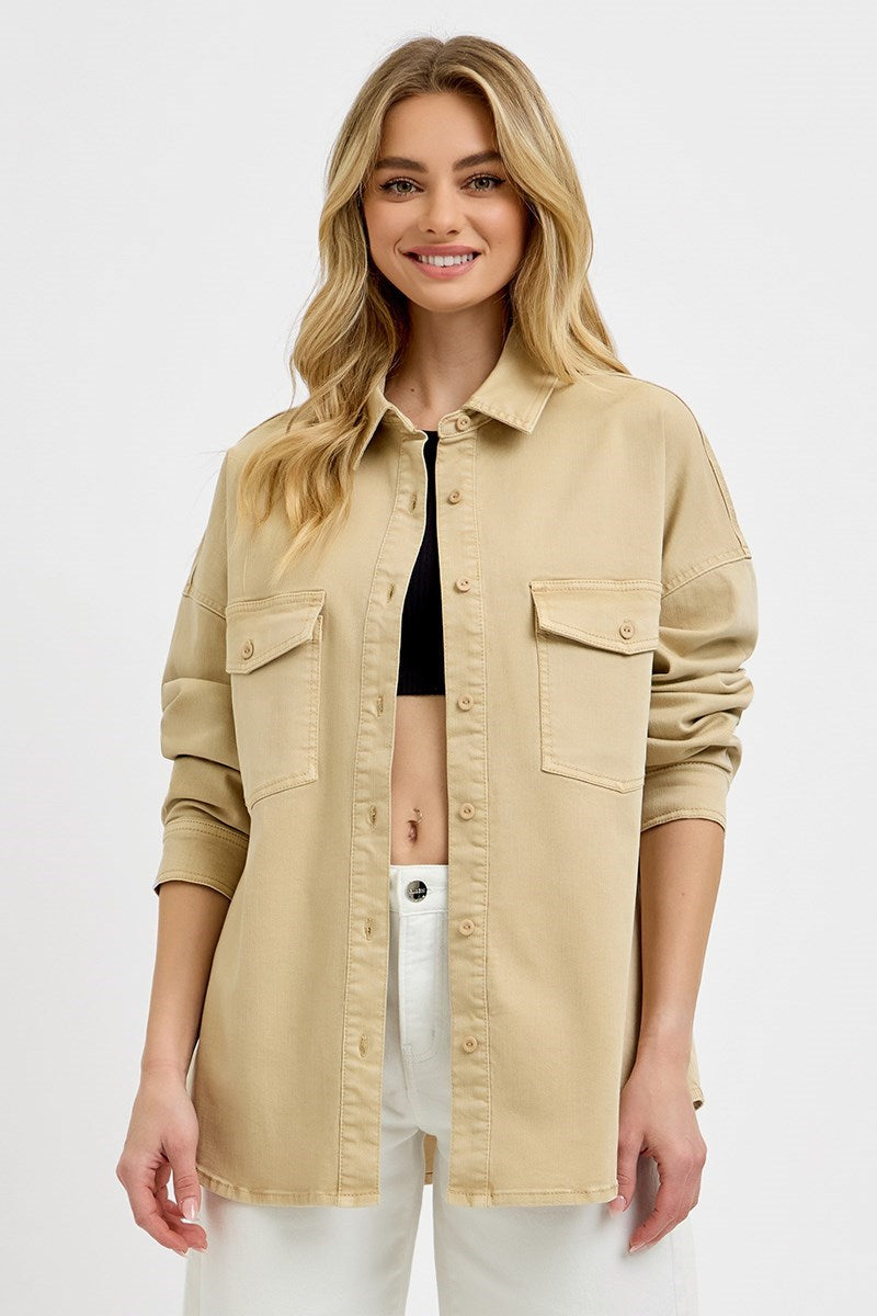 Risen Oversized Shirt Jacket