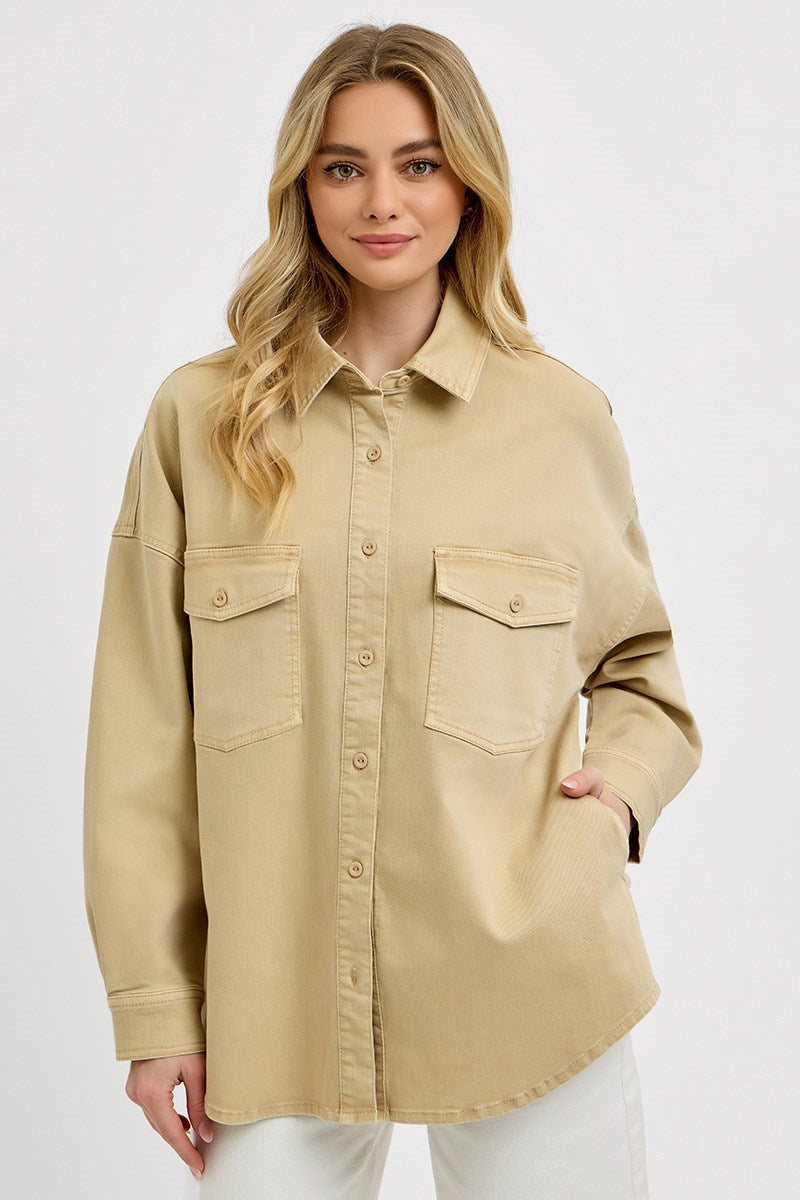 Risen Oversized Shirt Jacket